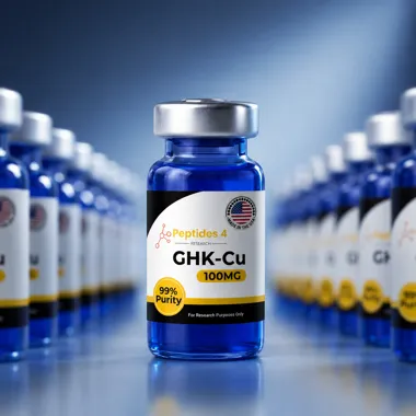Detalhe do frasco GHK-CU